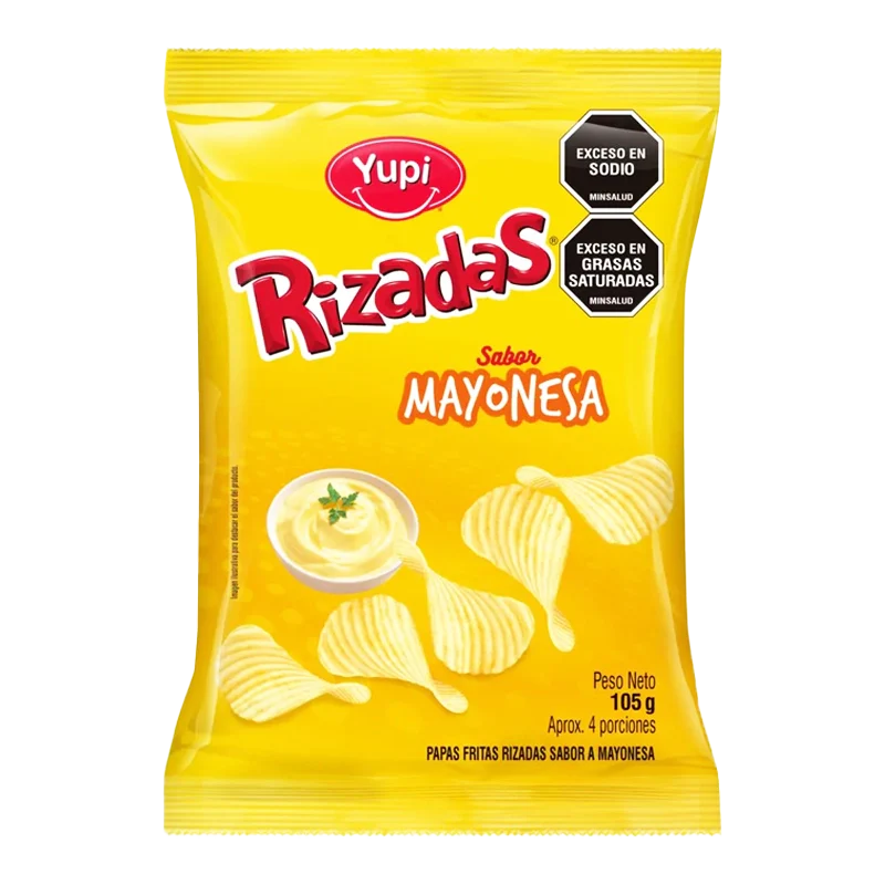PAPA RIZADAS MAYONESA X 105 GR