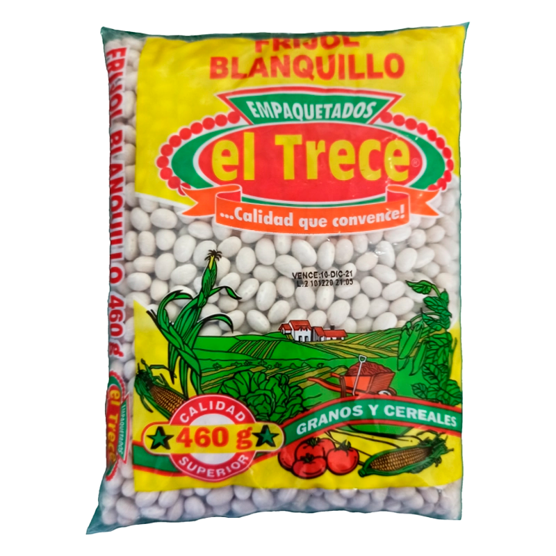 FRIJOL BLANQUILLO EL TRECE   X 460 GR