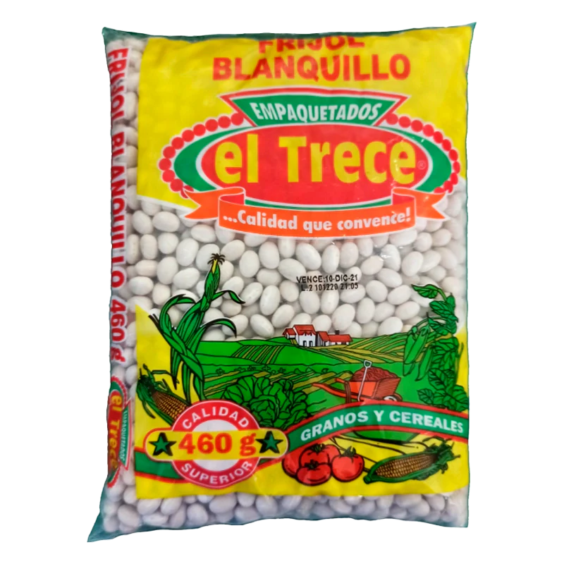 FRIJOL BLANQUILLO EL TRECE   X 460 GR