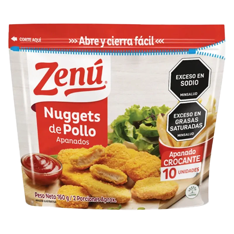 NUGUETS POLLO ZENU X 160 GR