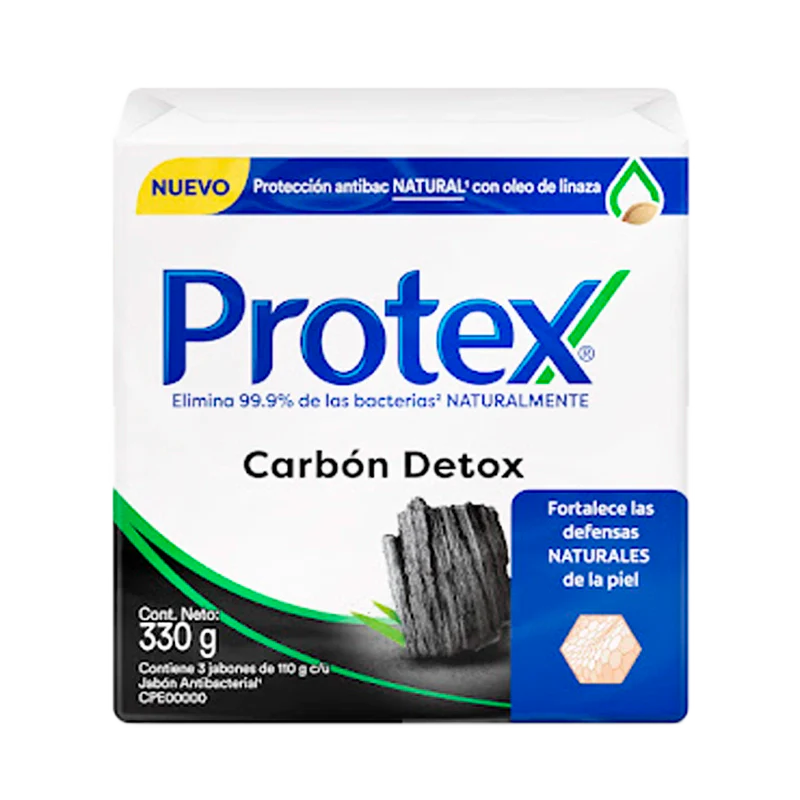 JABON PROTEX CARBON X 3 X 110 GR