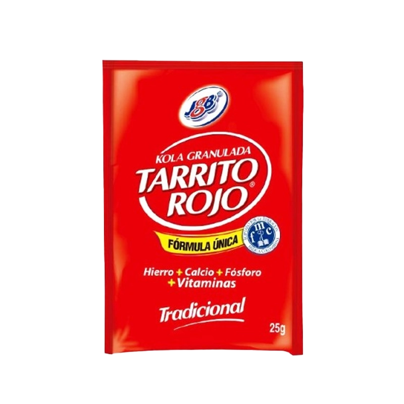 KOLA GRANULADA TARRITO ROJO TRADICIONAL SOBRE X 25 GR