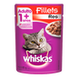 ALIMENTOS HUMEDO PARA GATOS WHISKAS FILLETS RES X 85 GR