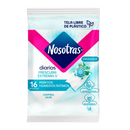 PAÑITOS HUMEDOS INTIMOS NOSOTRAS FRESCURA EXTREMA X 16 UND