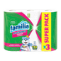 TOALLAS DE COCINA FAMILIA ACOLCHA MAX BLANCA 44H X 3 UND
