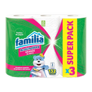 TOALLAS DE COCINA FAMILIA ACOLCHA MAX BLANCA 44H X 3 UND