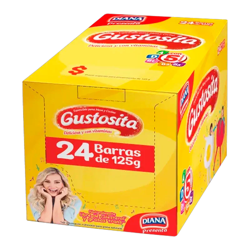 MARGARINA GUSTOSITA BARRA X 125 GR