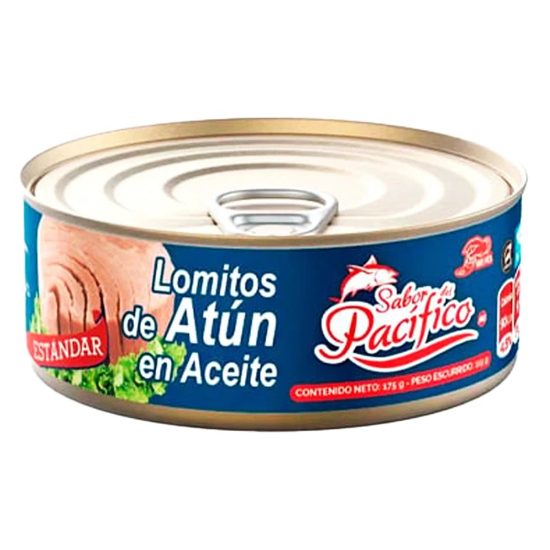 ATUN SABOR PACIFICO LOMITOS EN ACEITE X 175GR