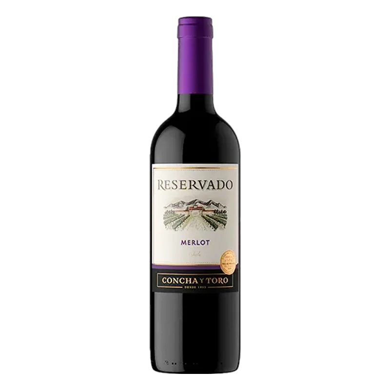 VINO TINTO MERLOT RESERVADO X 750ML
