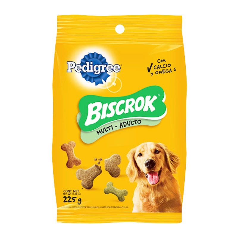 PEDIGREE BISCROK ADULTO X 225 GR