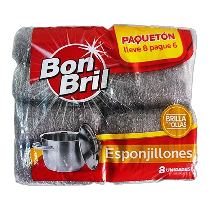 ESPONJILLA BON BRILL X 8 UND