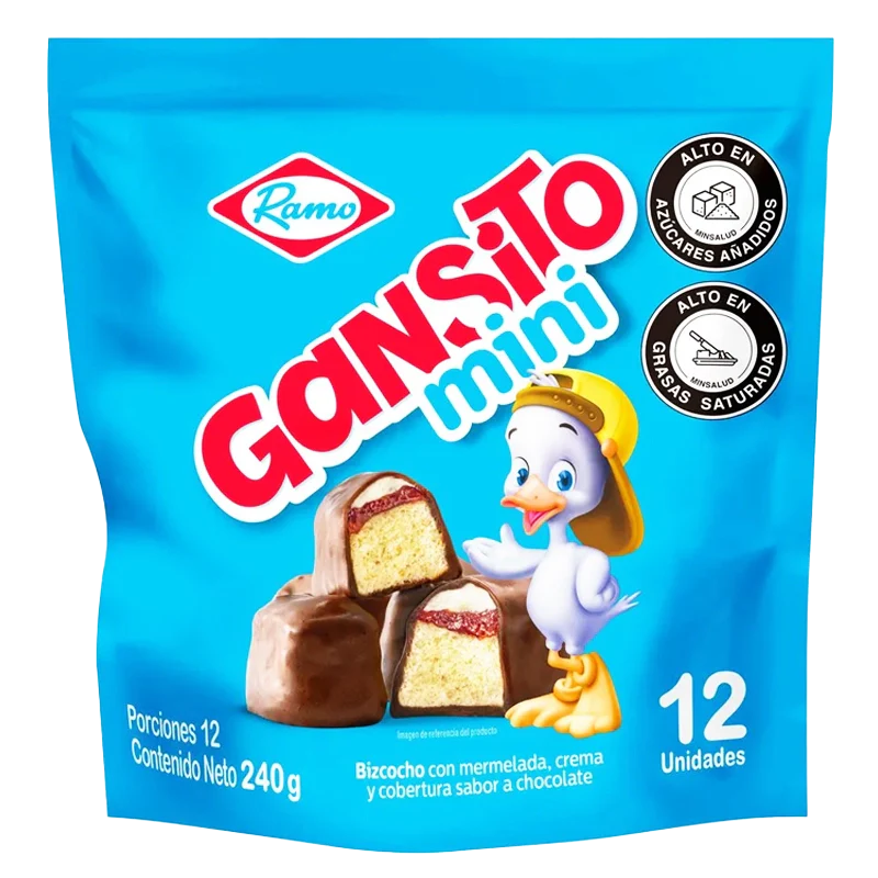 PONQUE GANSITO MINI X 12 UND X 240 GR