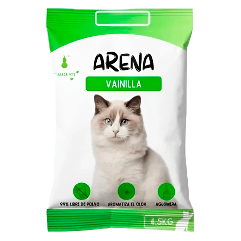 ARENA SANITARIA PARA GATOS CALABAZA VAINILLA X 4.5 KL