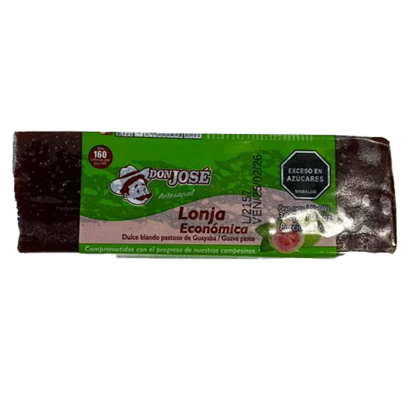 BOCADILLO DE GUAYABA LONJA ECONOMICA DON JOSE X 300 GR