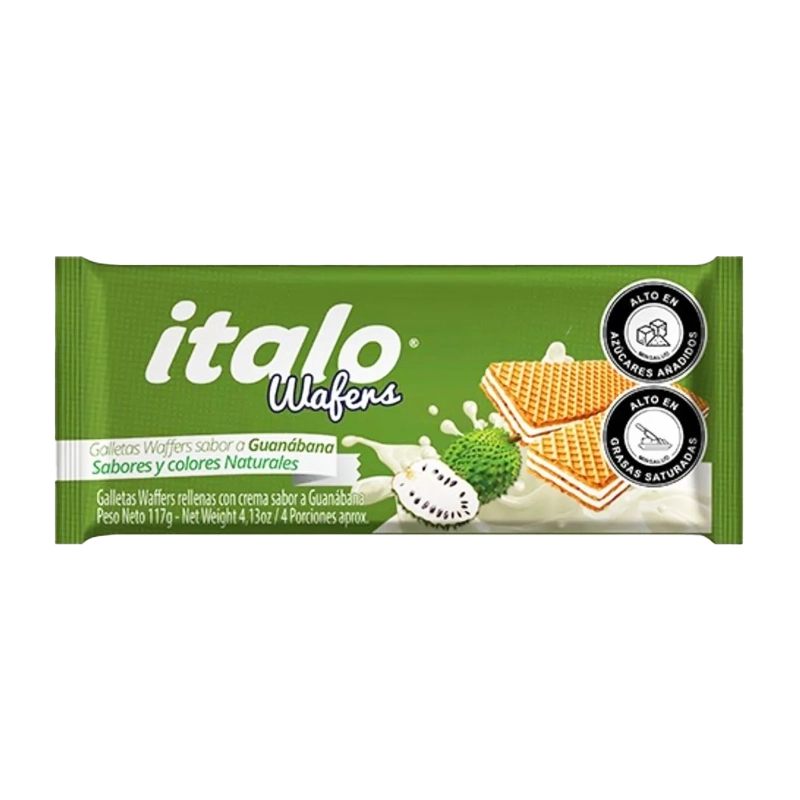 GALLETA WAFER GUANABANA ITALO X 117 GR