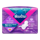 TOALLAS NOSOTRAS BUENAS NOCHES TELA X10