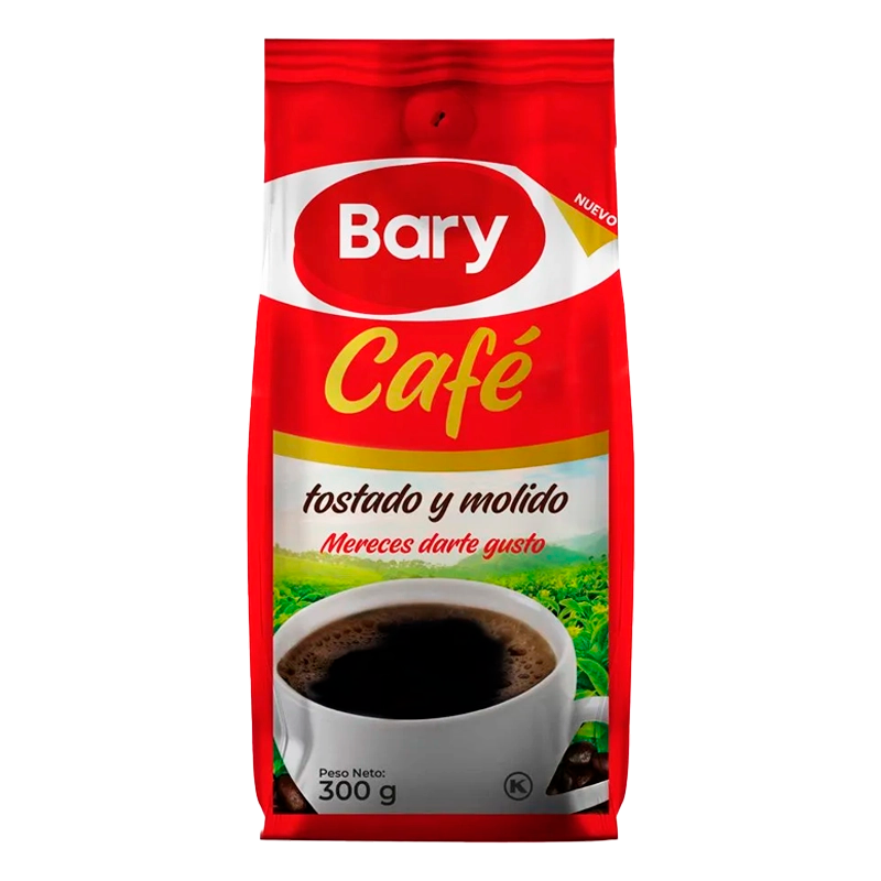 CAFE TOSTADO Y MOLIDO BARY X 300GR