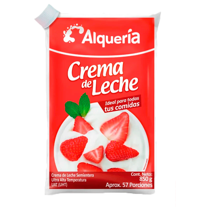 CREMA DE LECHE ALQUERIA X 850GR