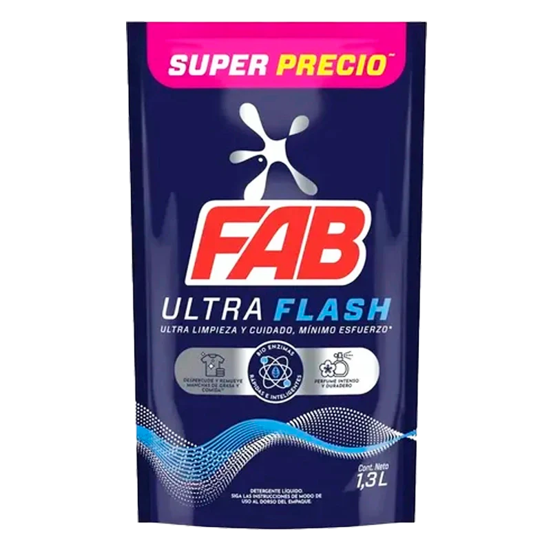 DETERGENTE LIQUIDO FAB ULTRA X 1300 LT