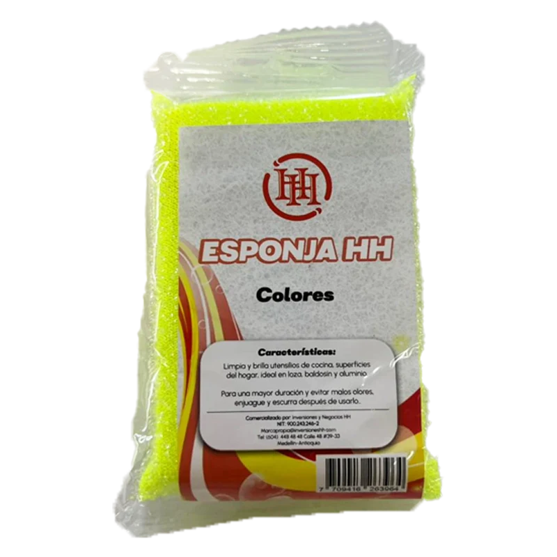 ESPONJA COLORES HH X UND
