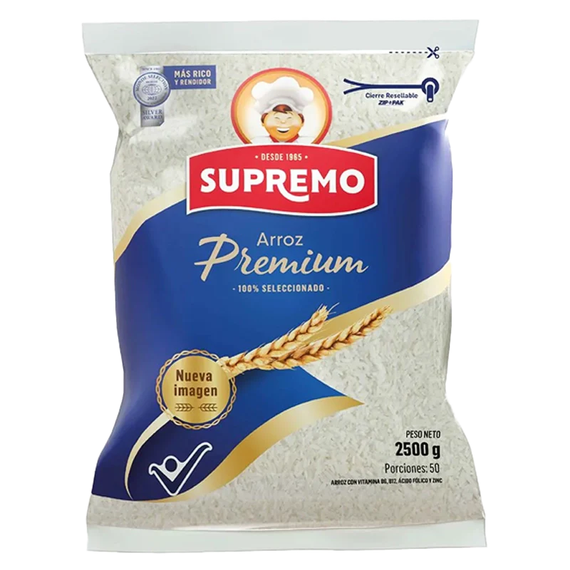 ARROZ SUPREMO PREMIUM X 2500 GR
