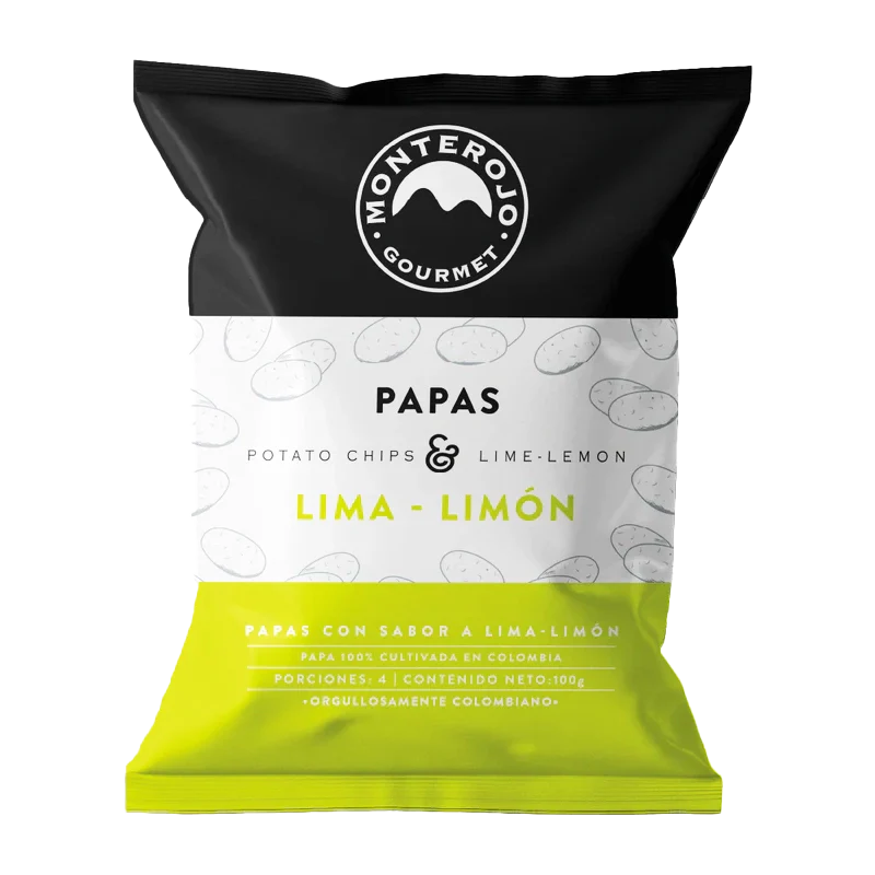 PAPAS MONTEROJO LIMA LIMON X 100GR