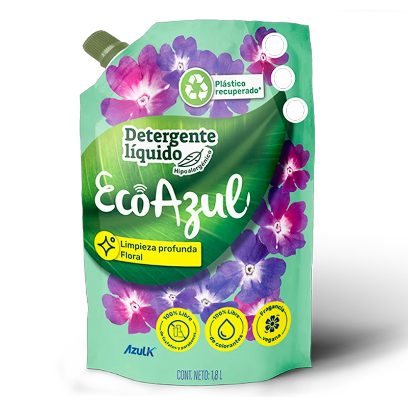 DETERGENTE LIQUIDO ECOAZUL DP X 1800 ML