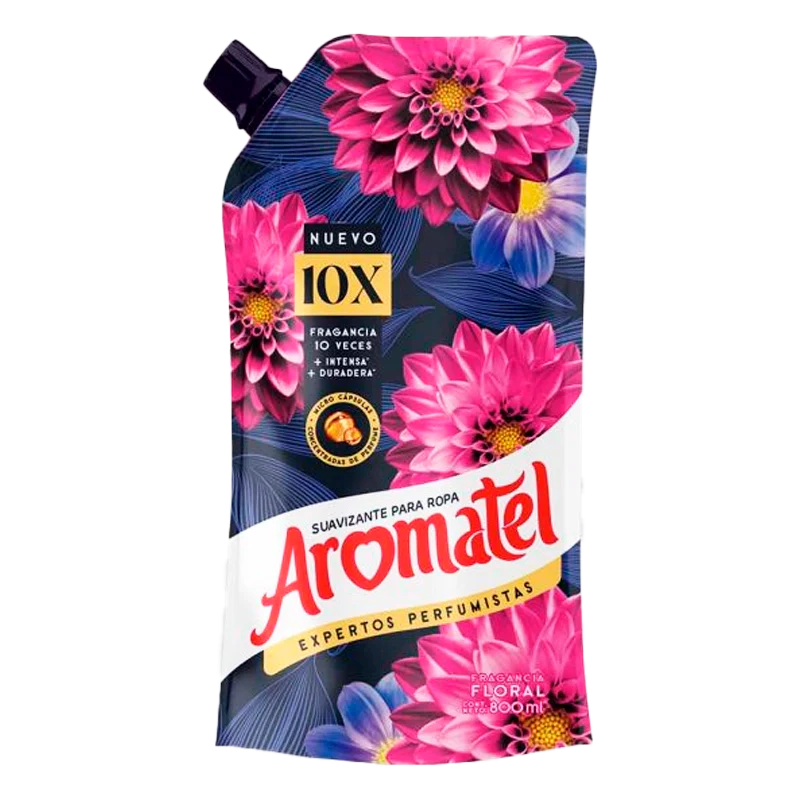 SUAVIZANTE AROMATEL 10X FLORAL DP X 800ML