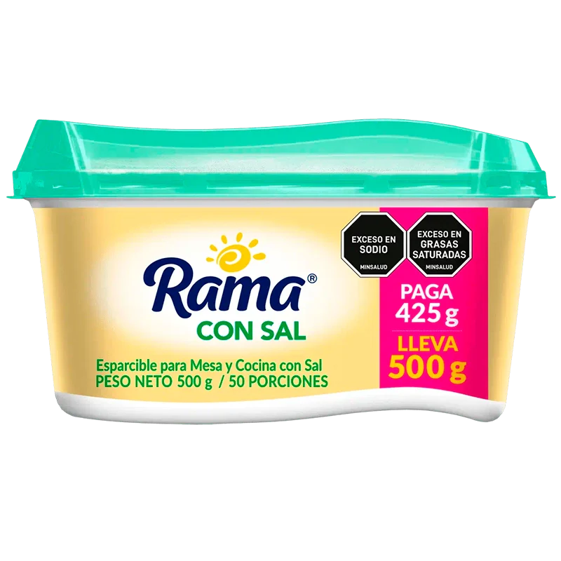 MARGARINA RAMA CON SAL PAGUE 425 LLEVE 500