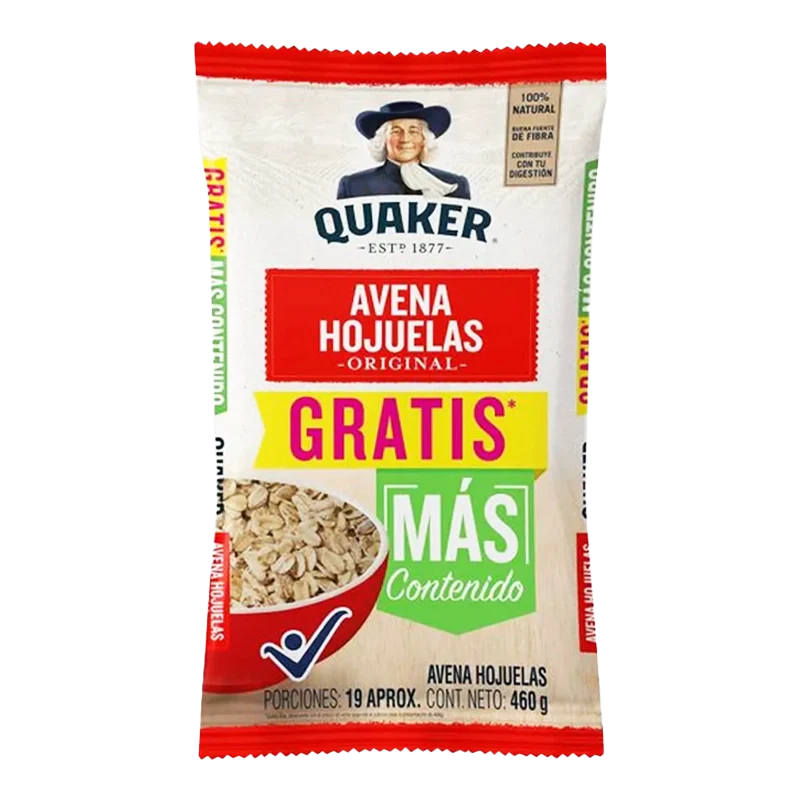 AVENA HOJUELAS QUAKER X 460 GR