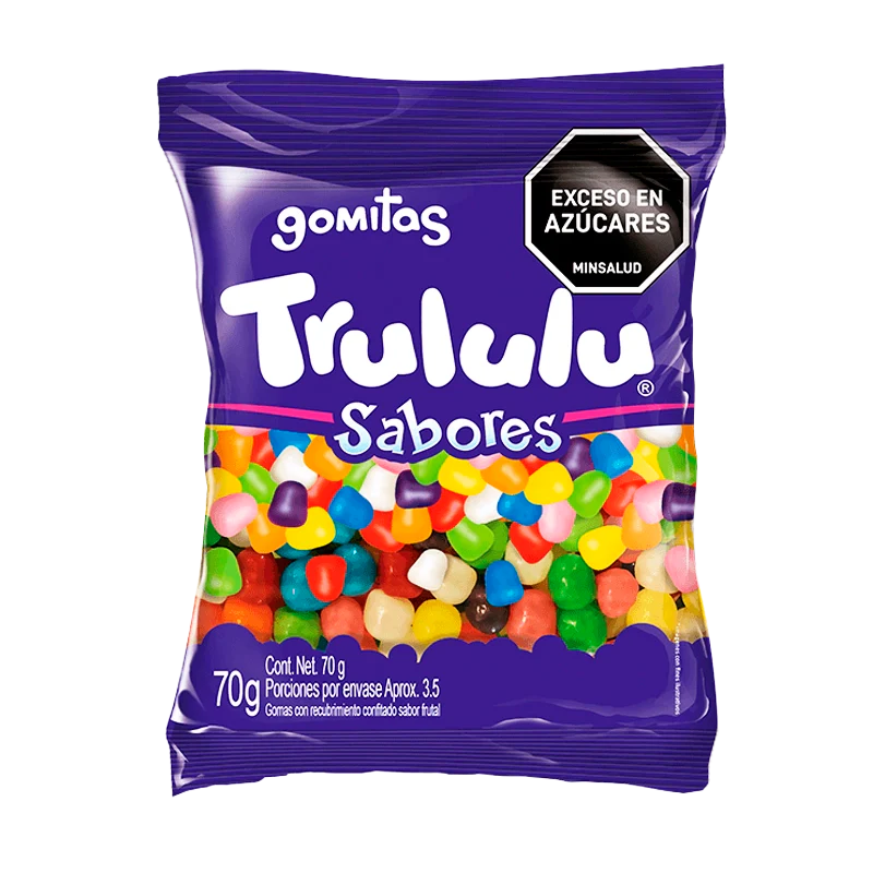 GOMAS TRULULU SABORES X 70 GR