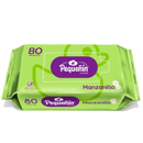 PAÑITOS HUMEDOS PEQUEÑIN MANZANILLA X 80 UND