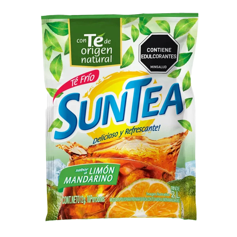 TE EN POLVO SUNTEA SABOR LIMON MANDARINO X 2 LT