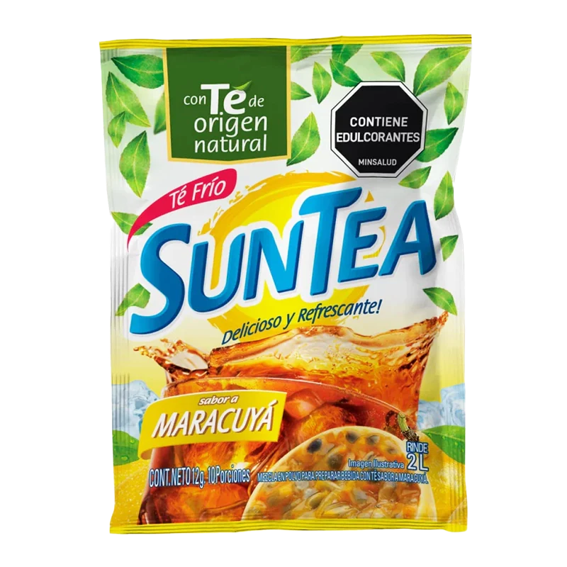 TE EN POLVO SUNTEA SABOR A MARACUYA X 2 LT