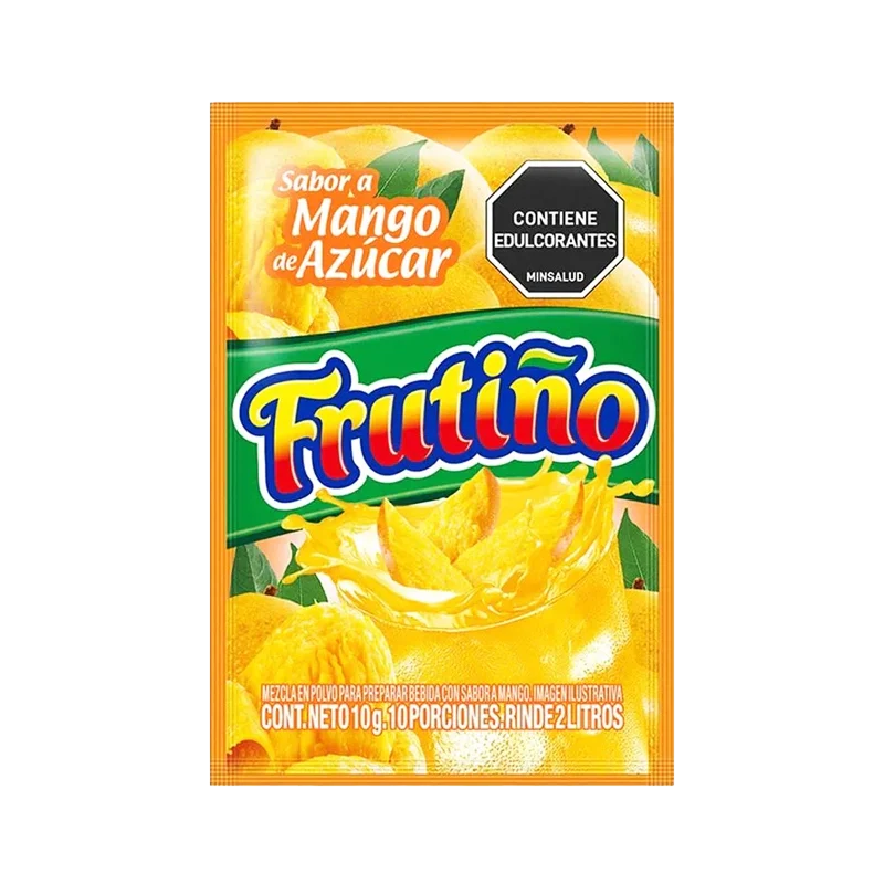 REFRESCO FRUTIÑO SABOR A MANGO X 10 GR