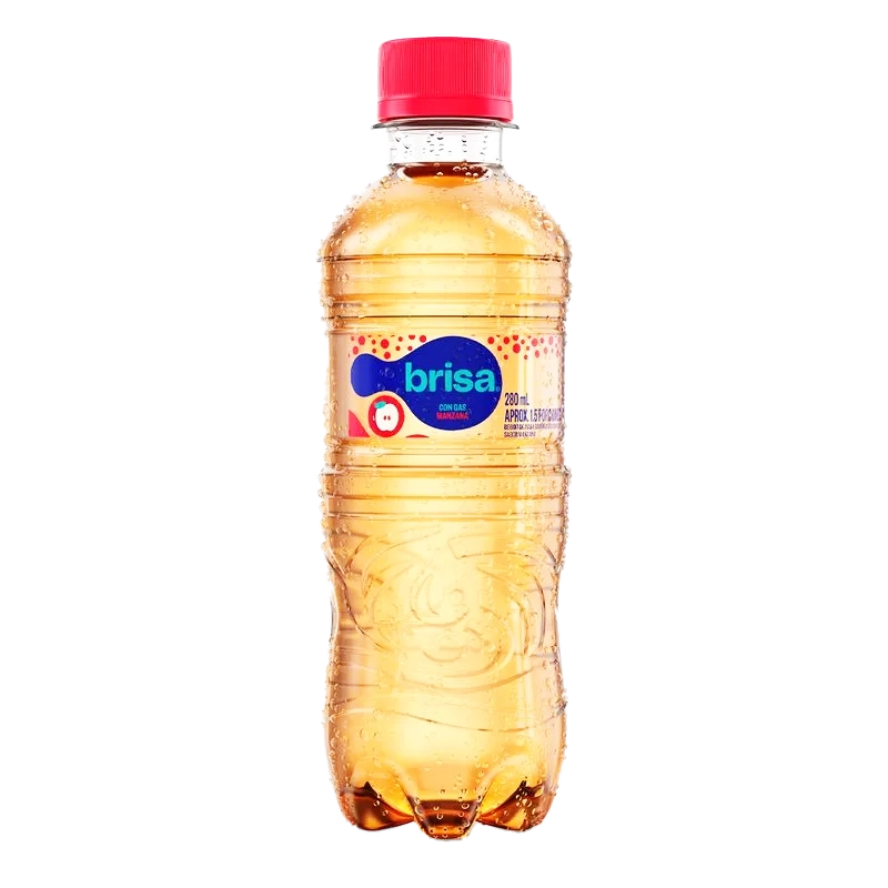 AGUA BRISA CON GAS MANZANA X 280 ML