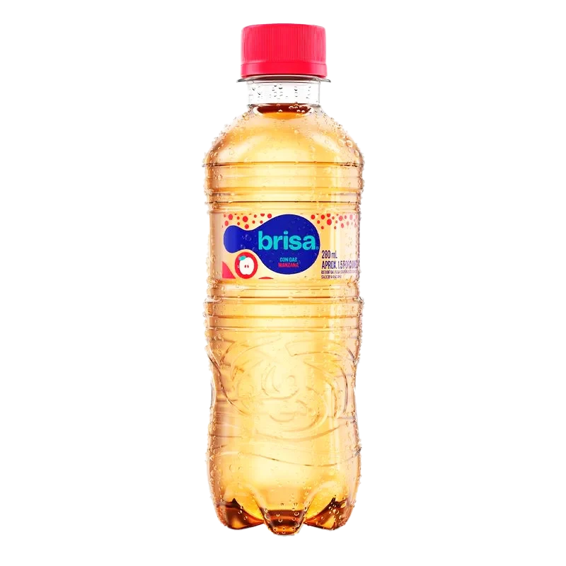 AGUA BRISA CON GAS MANZANA X 280 ML