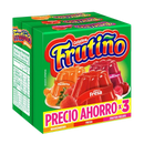 GELATINA FRUTIÑO FRUTOS ROJOS  FRESA   MANDARINA X 42G
