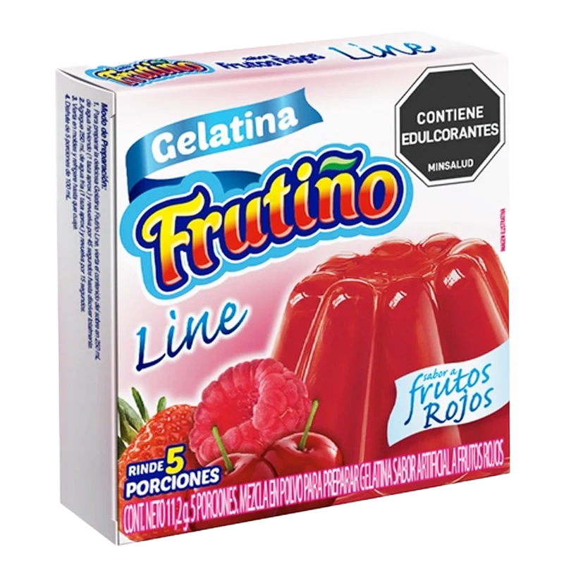 GELATINA FRUTIÑO LINE FRU ROJOS X 11.2GR