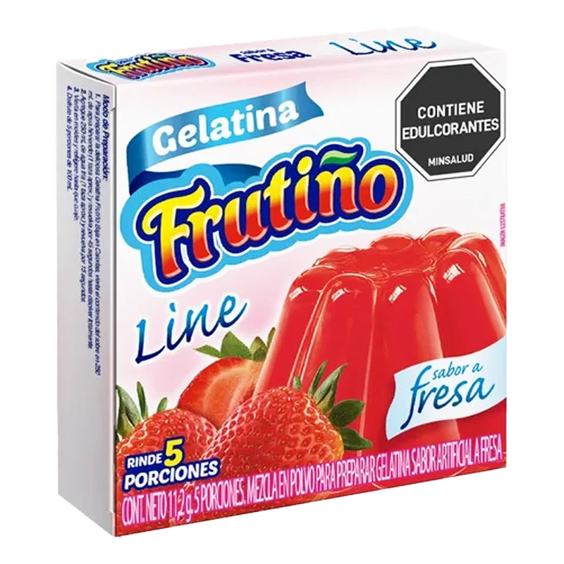 GELATINA FRUTIÑO LINE FRESA X 11.2GR