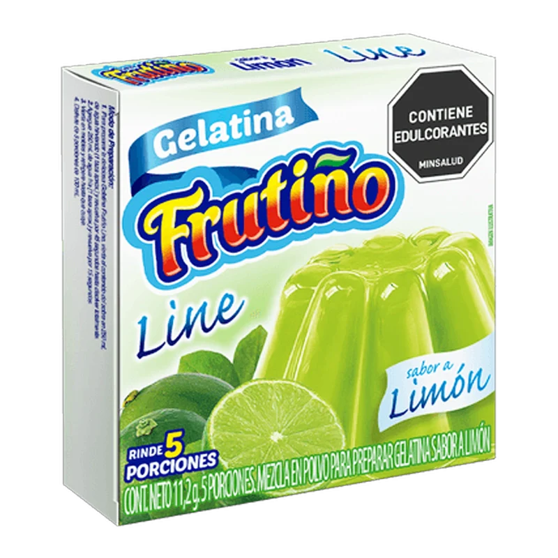 GELATINA FRUTIÑO LINE LIMON X 11.2 GR