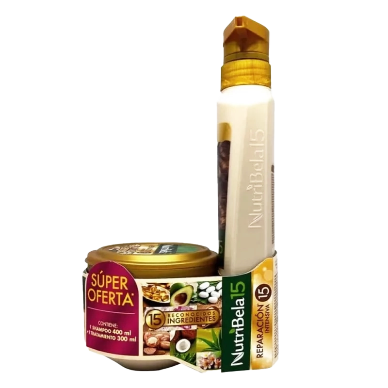 SHAMPOO NUTRIBELA + TRATAMIENTO NUTRIBELA REPARACION X700M