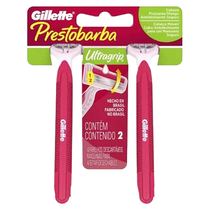 MAQUINA DE AFEITAR GILLETTE ULTRAGRIF X 2 H MUJER