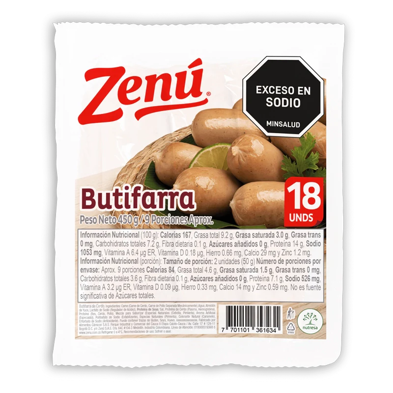 BUTIFARRA ZENU X 450 GR