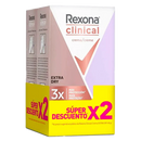 DESODORANTE REXONA CLINICA EXT DRY WOM X2X 48GR