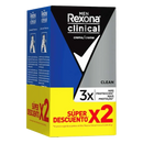 DESODORANTE REXONA CLINICAL MEN X2 X 48 GR