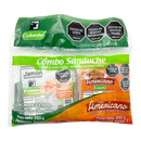 COMBO JAMON + QUESO TIPO AMERICANO COLANTA X 250 GR C/U