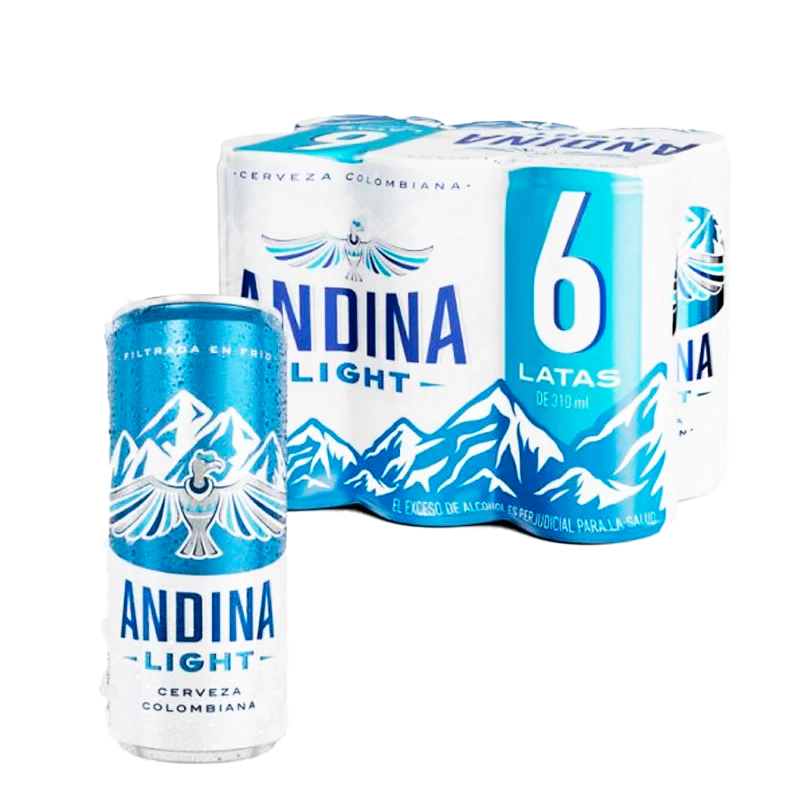 CERVEZA ANDINA LIGHT LATA X 310 X 6
