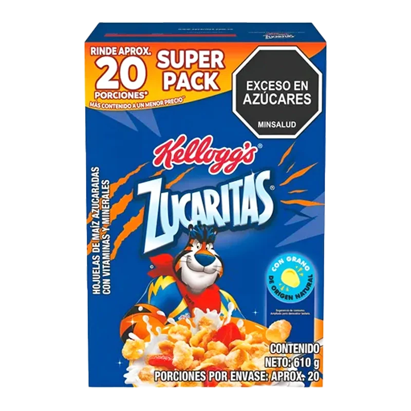 CEREAL ZUCARITAS CAJA KELLOGGS X 610 GR