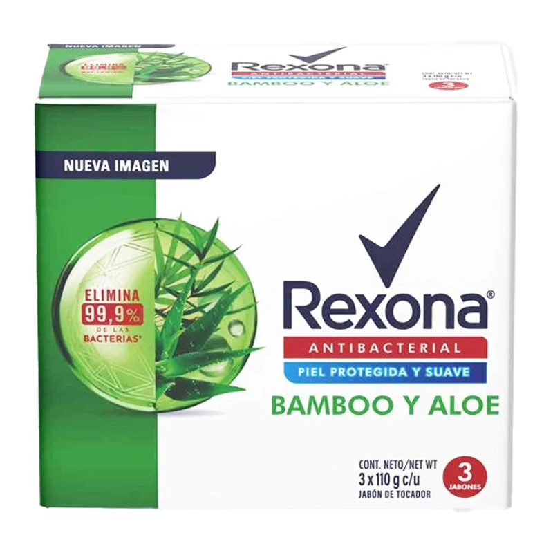 JABON BAÑO REXONA BAMBO X 3 X 110 GR
